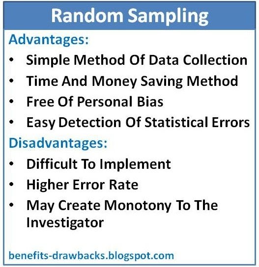 advantages of random sampling in qualitative research